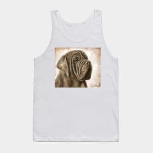 Painting of a Brown Mastiff Dog Tank Top